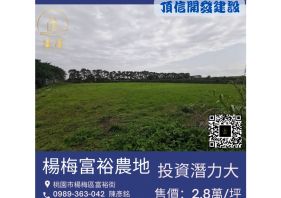 楊梅富裕特定優良農地每坪2.8萬