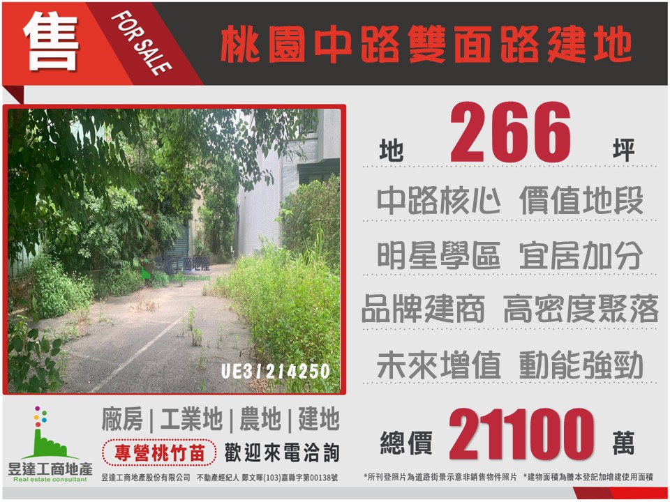 桃園中路特區266建地