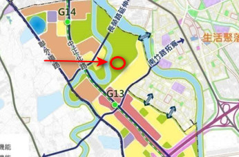 捷運綠線G13站徵收地(南庄段)1360坪