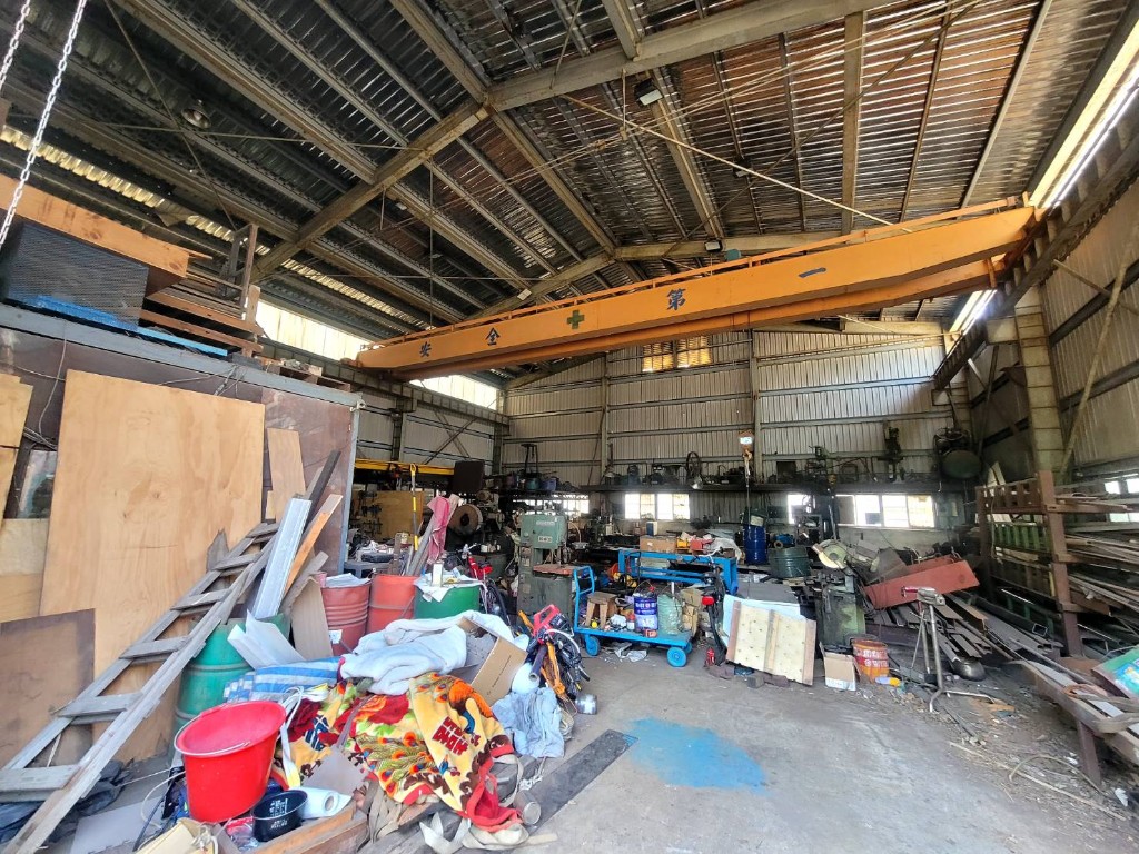 新豐台61線挑高8米天車可廠登大腹地大車可進廠房｜工業地買賣｜廠房買賣出租｜亞輪工業地廠房